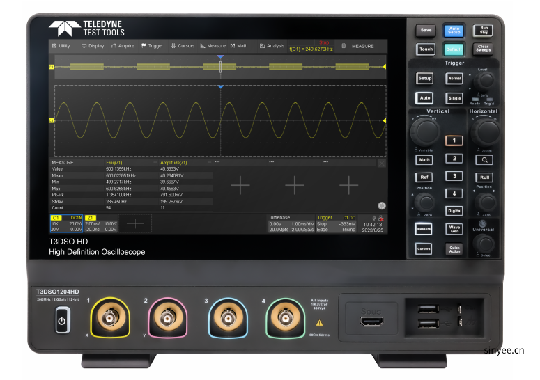 T3DSO1000HD数字示波器100–200 MHz
