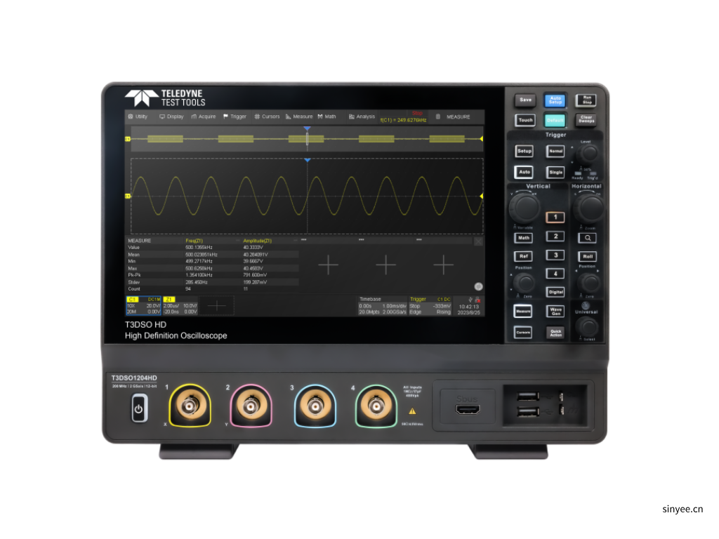 T3DSO3000HD数字示波器200 MHz–1GHz
